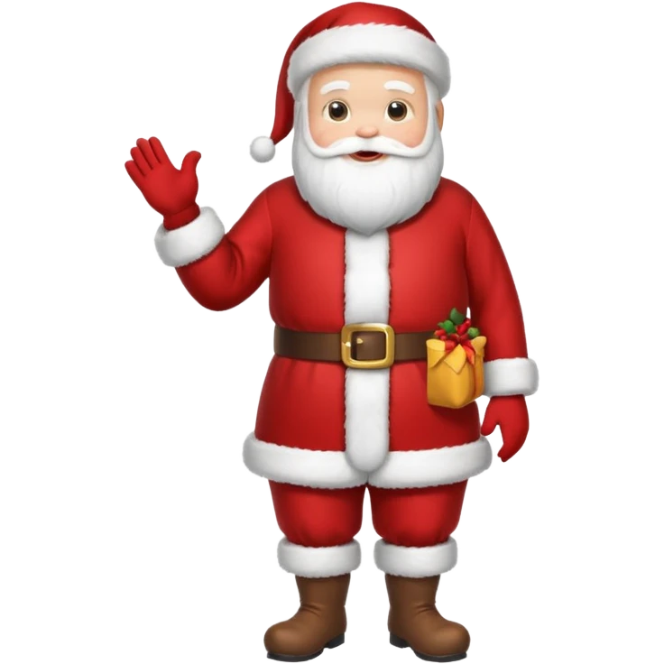 full body of santa claus emoji