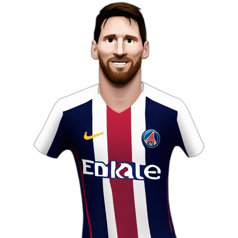 Lionel Messi psg emoji