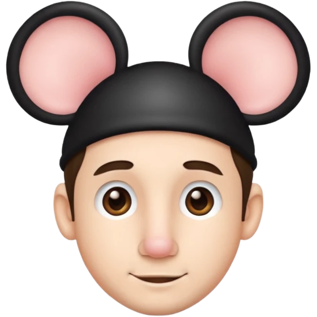 man with mouse ears emoji