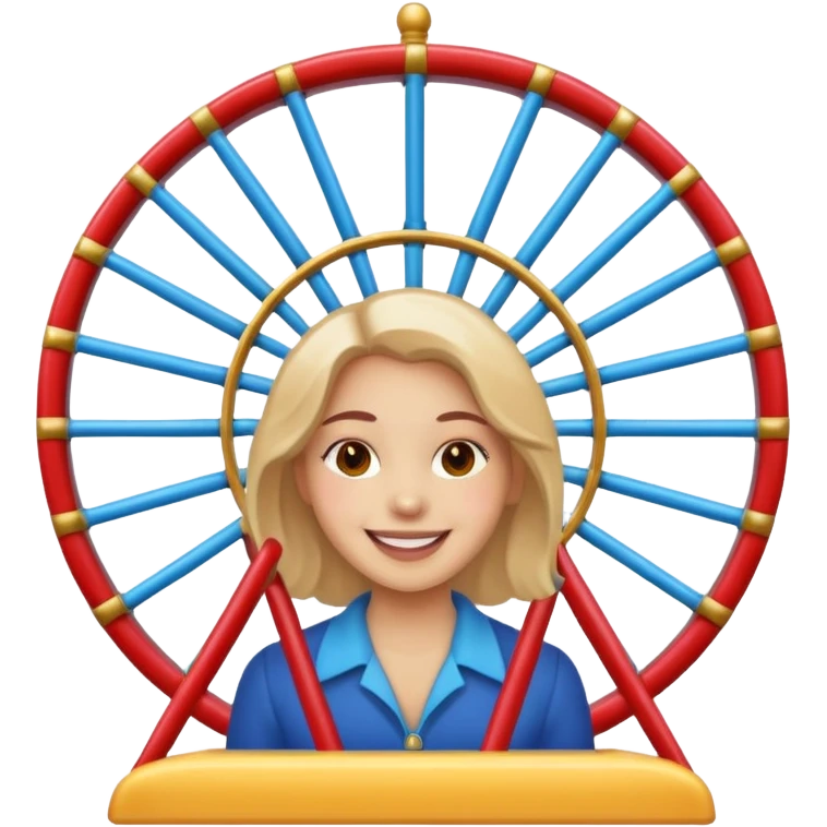 carnival, playing wheel emoji