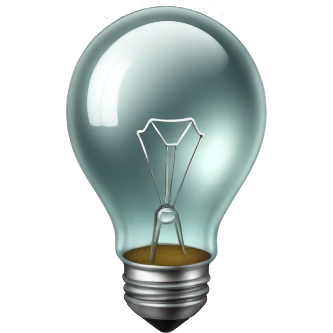 metal glass with metal bulb emoji