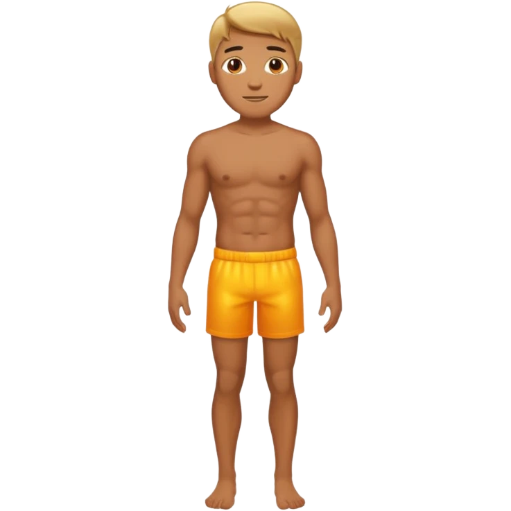 male whole body shining emoji