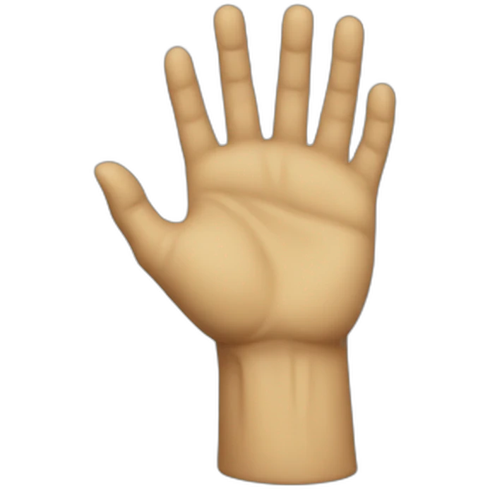 The hand of god  emoji