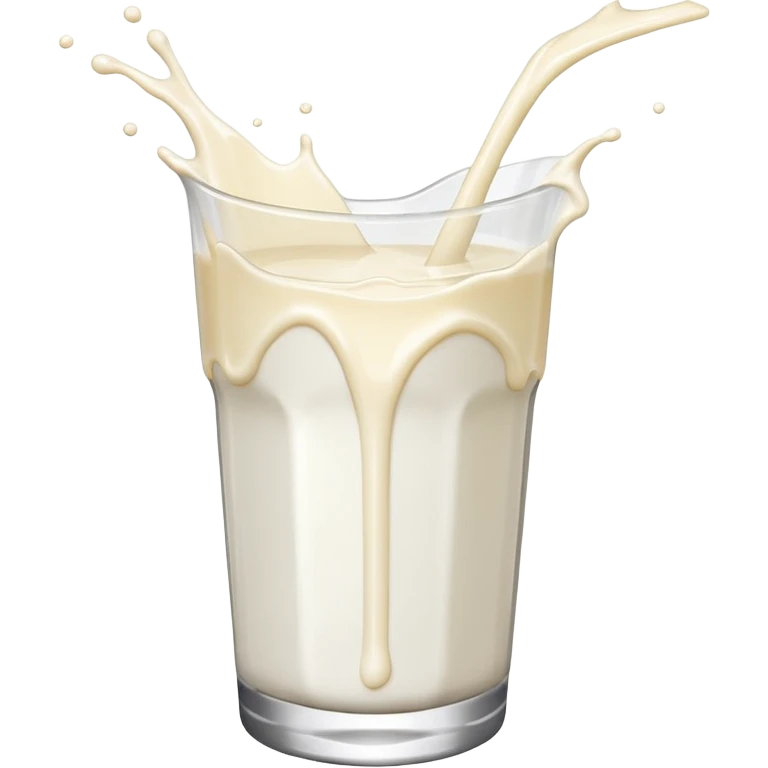 Splash milk no cup r emoji