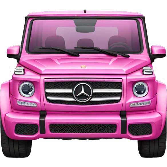 Pink Mercedes g wagon emoji