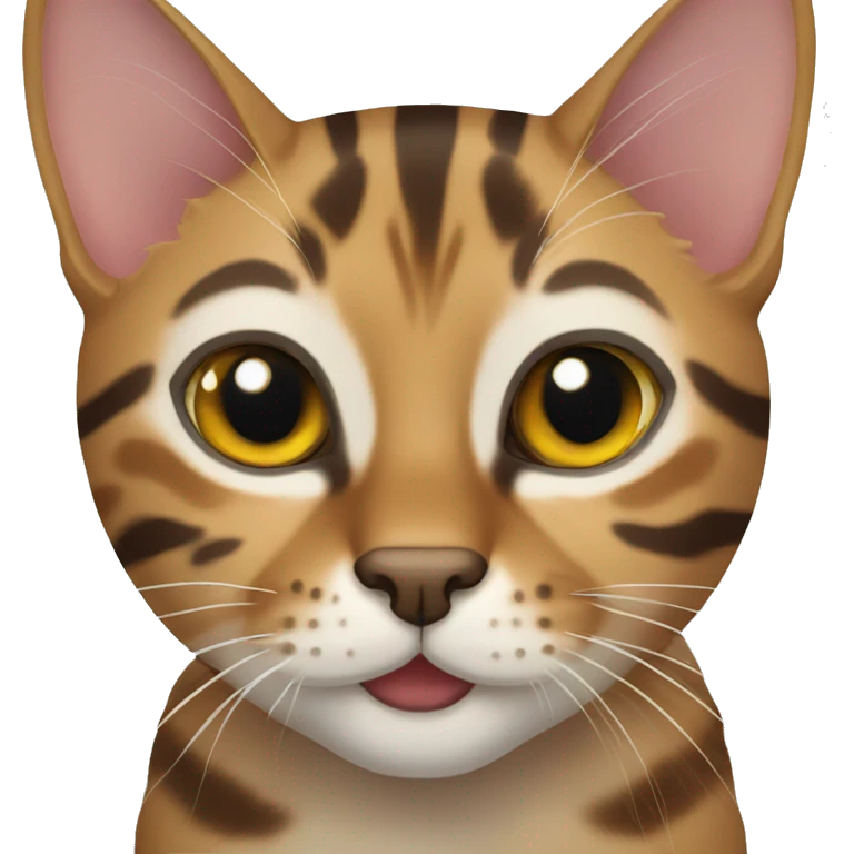 cat breed bengal emoji
