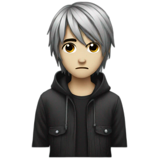Emo sad emoji