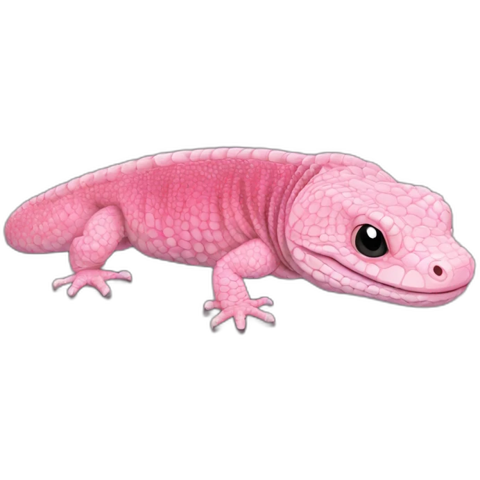 tegu lizard pink emoji