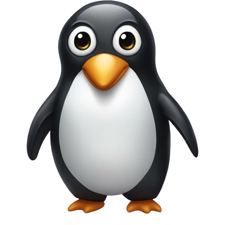 Penguin in Dino costume emoji