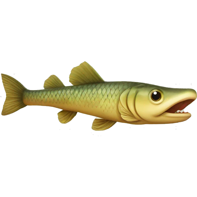Gar fish long nose emoji