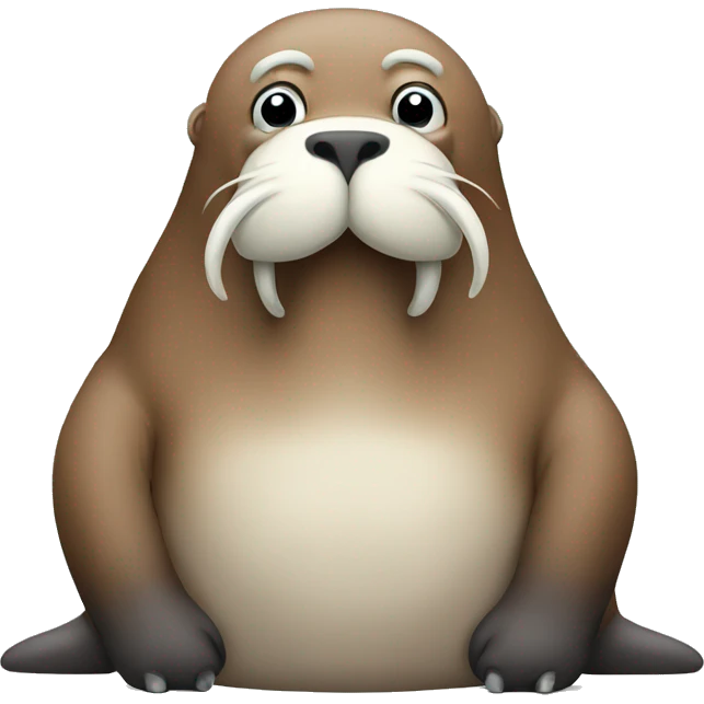 Walrus sitting  emoji