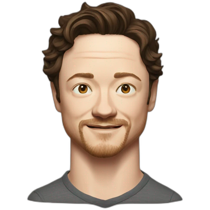 james mcavoy real emoji