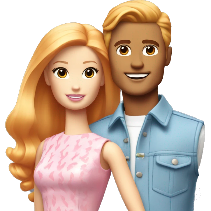 Ken and ginger pale barbie emoji
