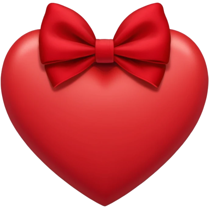 heart with a velvet bow, kpop emoji