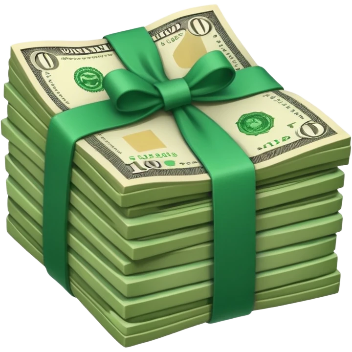 a bundle of money emoji