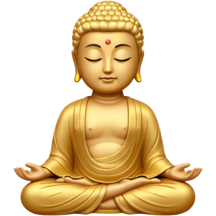 Buddha emoji in meditation emoji