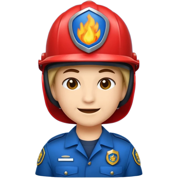 crie um emoji de bombeiro civil  emoji