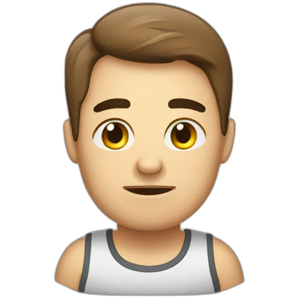 Overslept for work emoji
