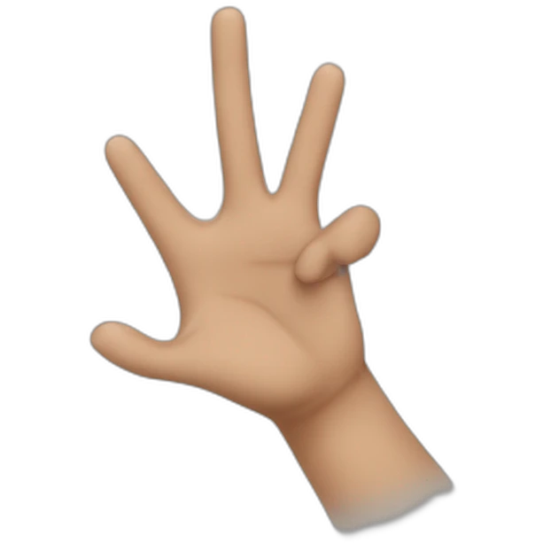 Cœur avec les main emoji