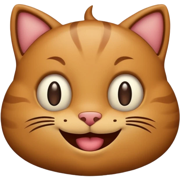 A cat emoji with poop on it smiling emoji