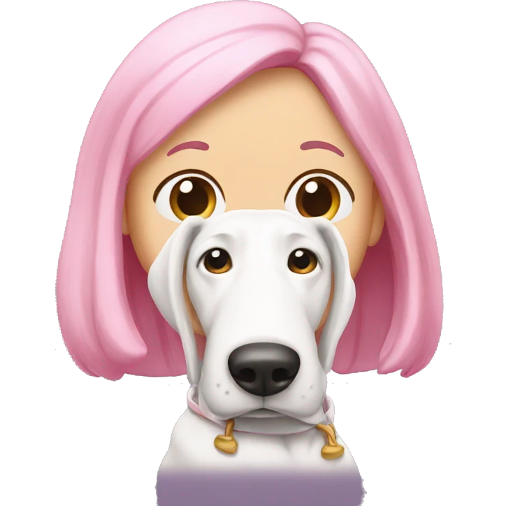 Snoopy rosa emoji