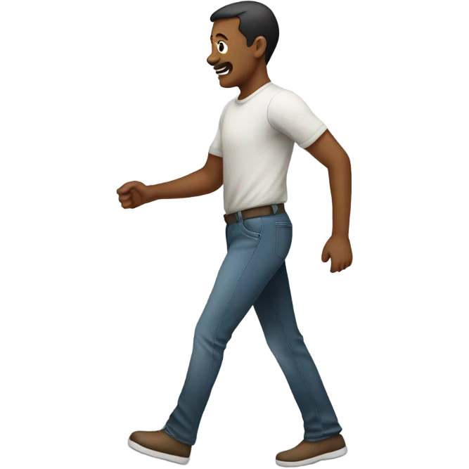 0 walk emoji