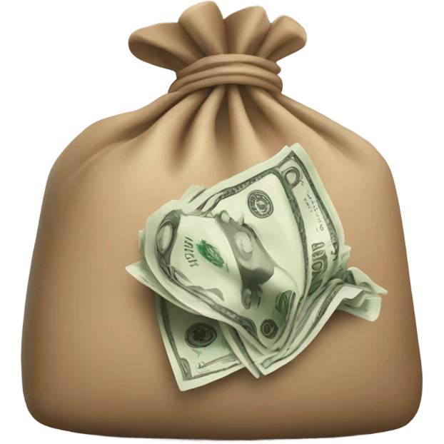 Bag of cash emoji
