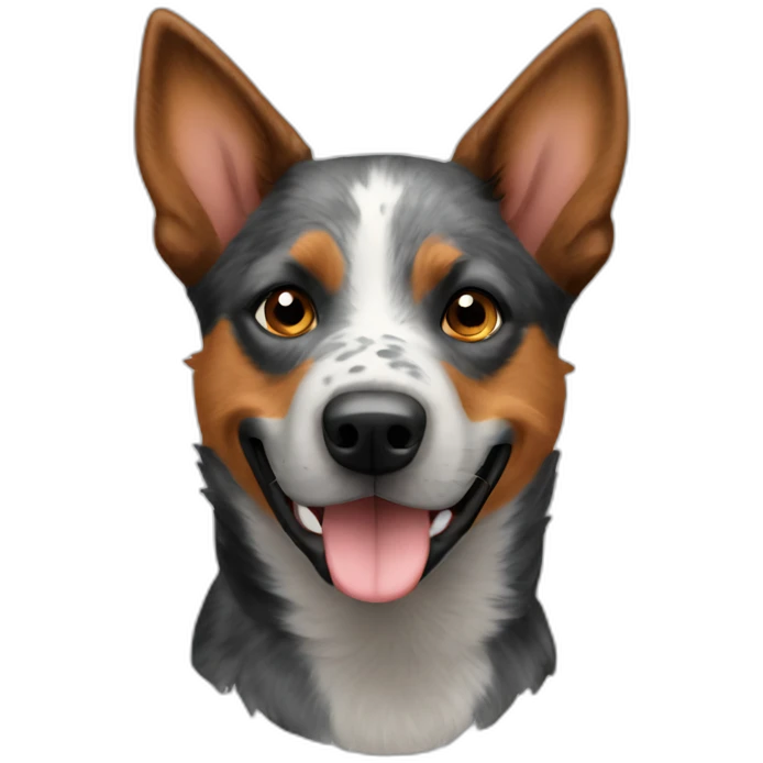 Australian cattle dog emoji