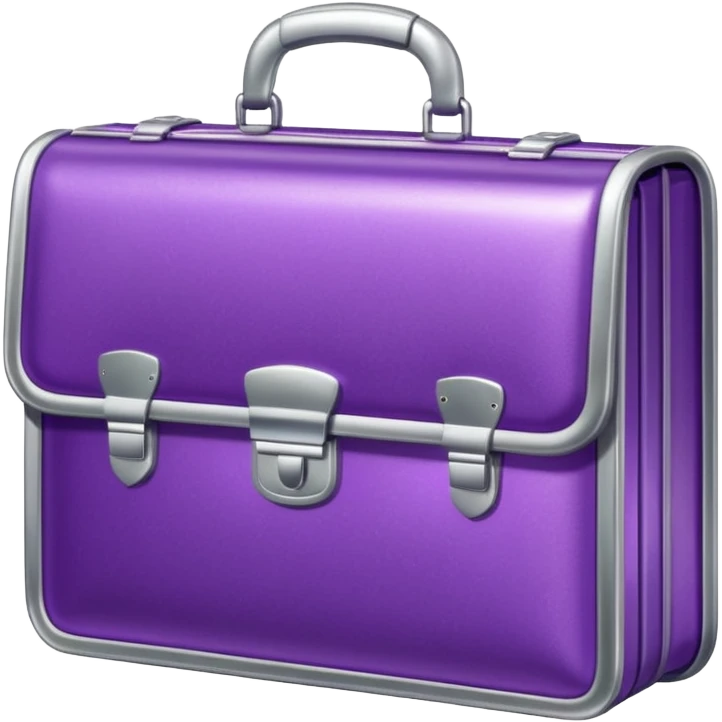 glitter purple briefcase emoji