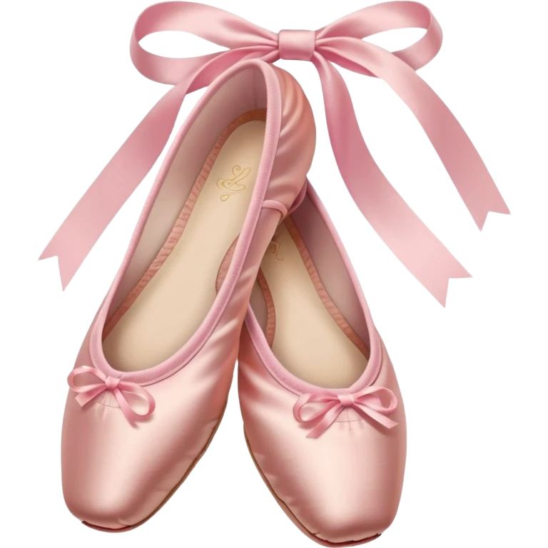 ballerina pointe shoes no bows emoji