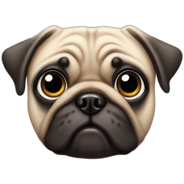 Pug dog emoji