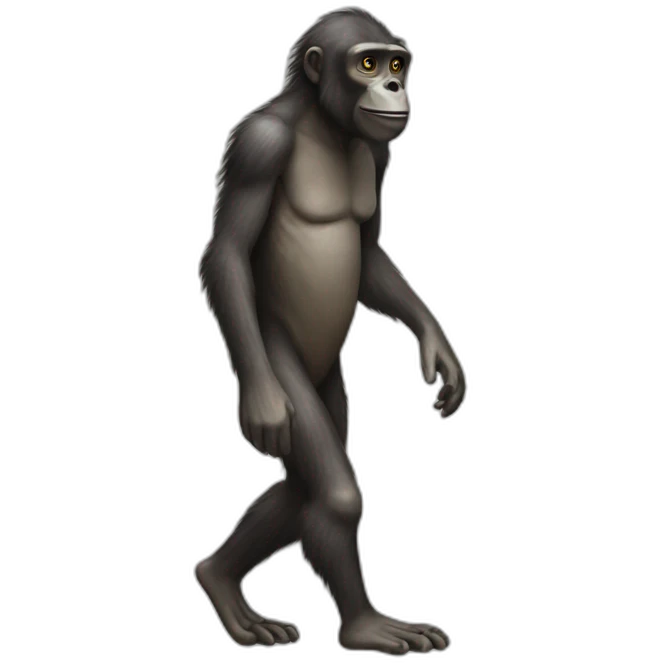 Dinopithecus walking emoji