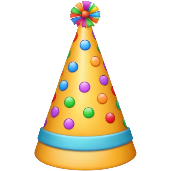 a Birthday hat emoji