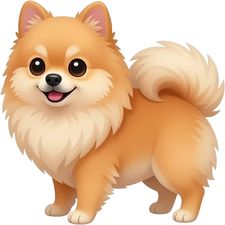 Pomeranian dogs emoji