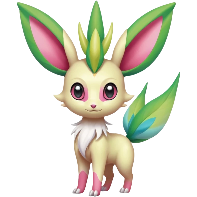  Fey Toony Axew-Celebi-Leafeon-Sylveon-Shaymin-fusion-hybrid emoji