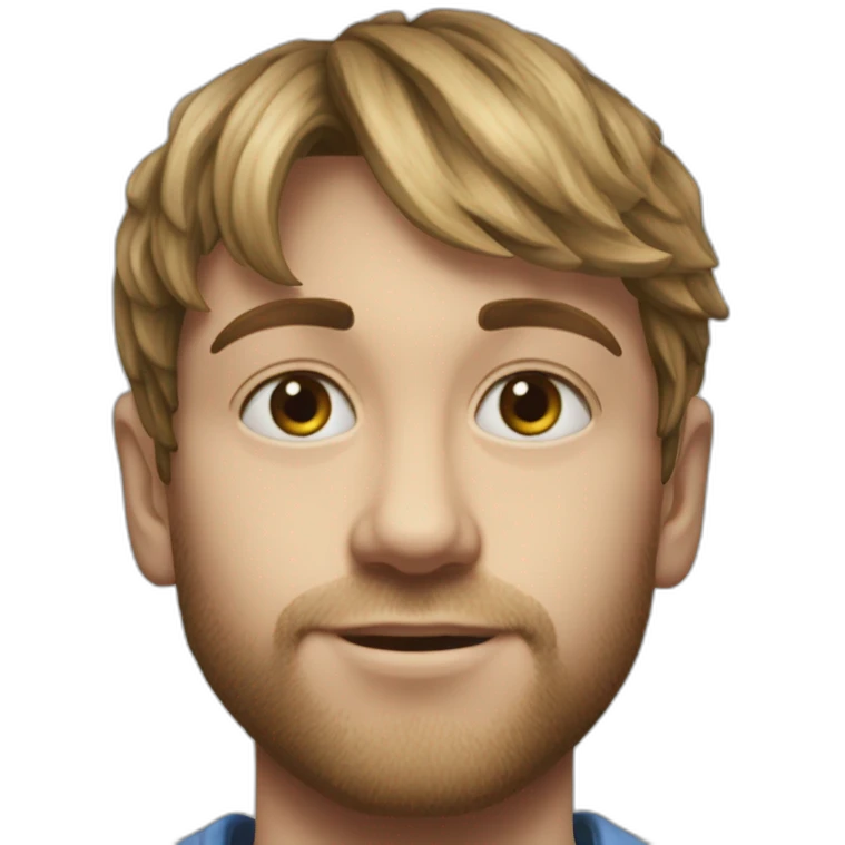 hyper realistic Drew Starkey acter boy outer banks emoji