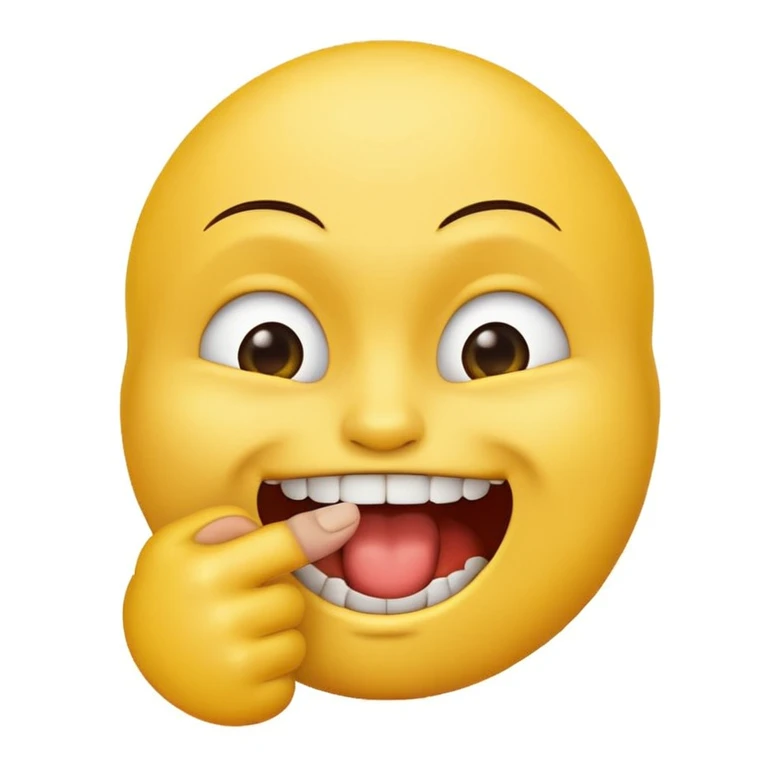 Emoji qui ce croque le doigts  emoji