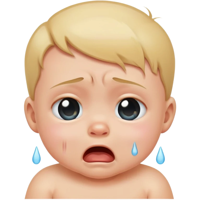 bebê chorando emoji