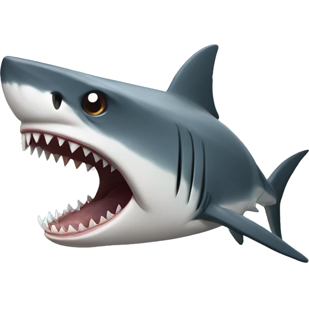 Shark hungry emoji