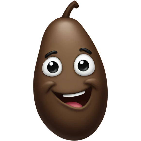 Turd smiling emoji