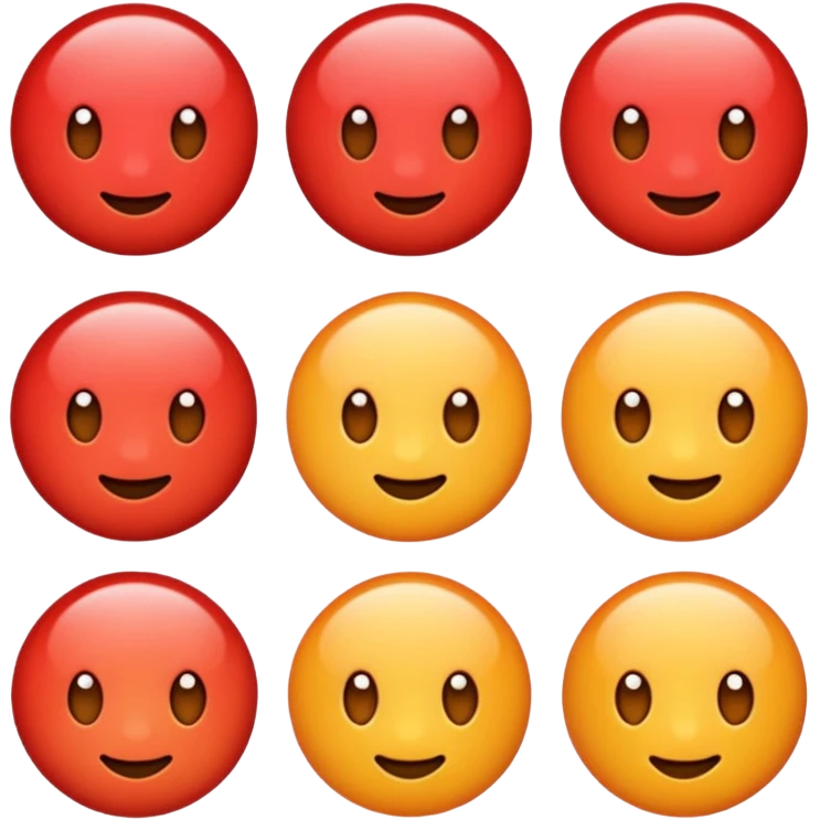 Red colour ok  simple emoji emoji