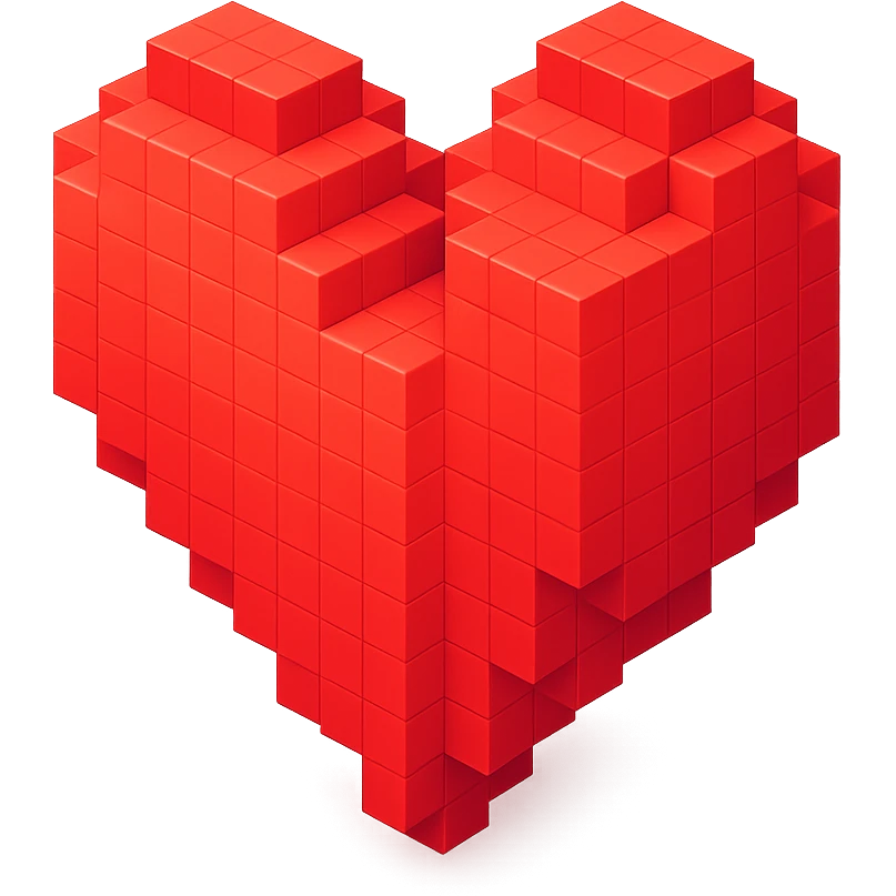 Heart red emoji