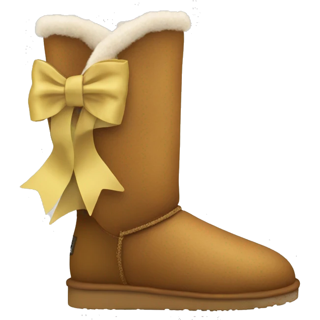 Uggs which bow  emoji
