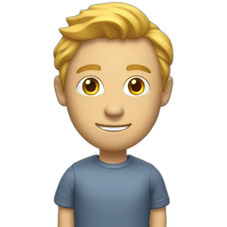 Generate a 3D image for Level 4, Section1 Reading and Writing. emoji