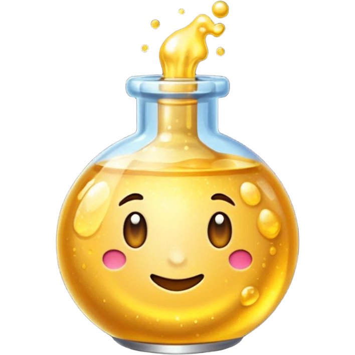 pixelated emoji of a golden potion pIXELS BLURRY emoji