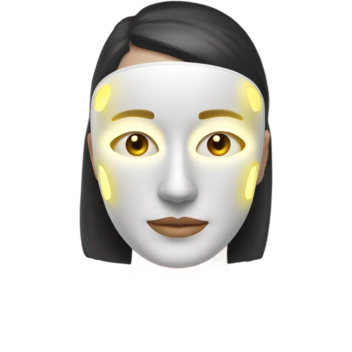 Led therapy mask  emoji