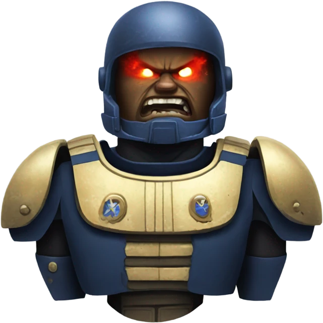 Angry space marine  emoji