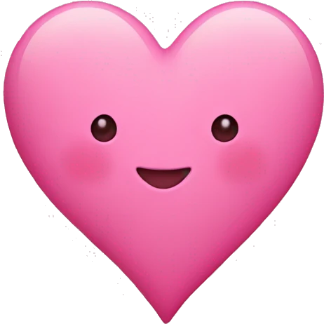 Pink heart  emoji