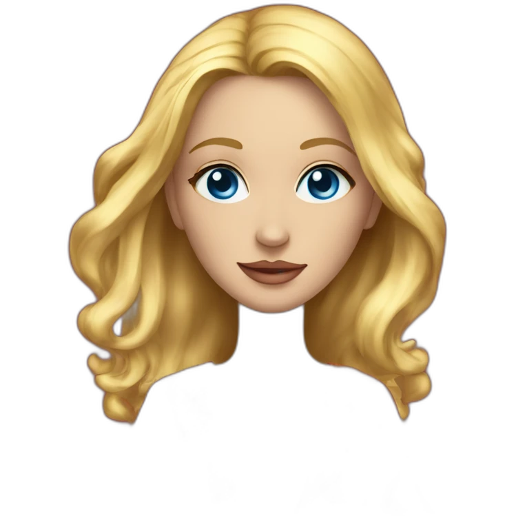 blonde-blue-eyed-goddess-in-red-goddess-robe emoji
