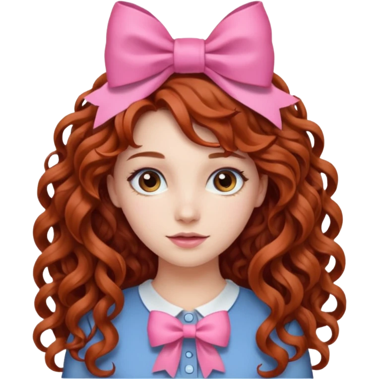 👩‍🦱🎀 emoji